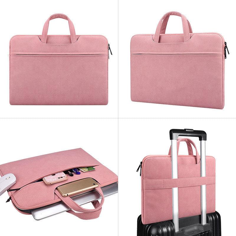 15.6 Inch Waterproof Business Computer Laptop Bag-Pink - Obeezi.com